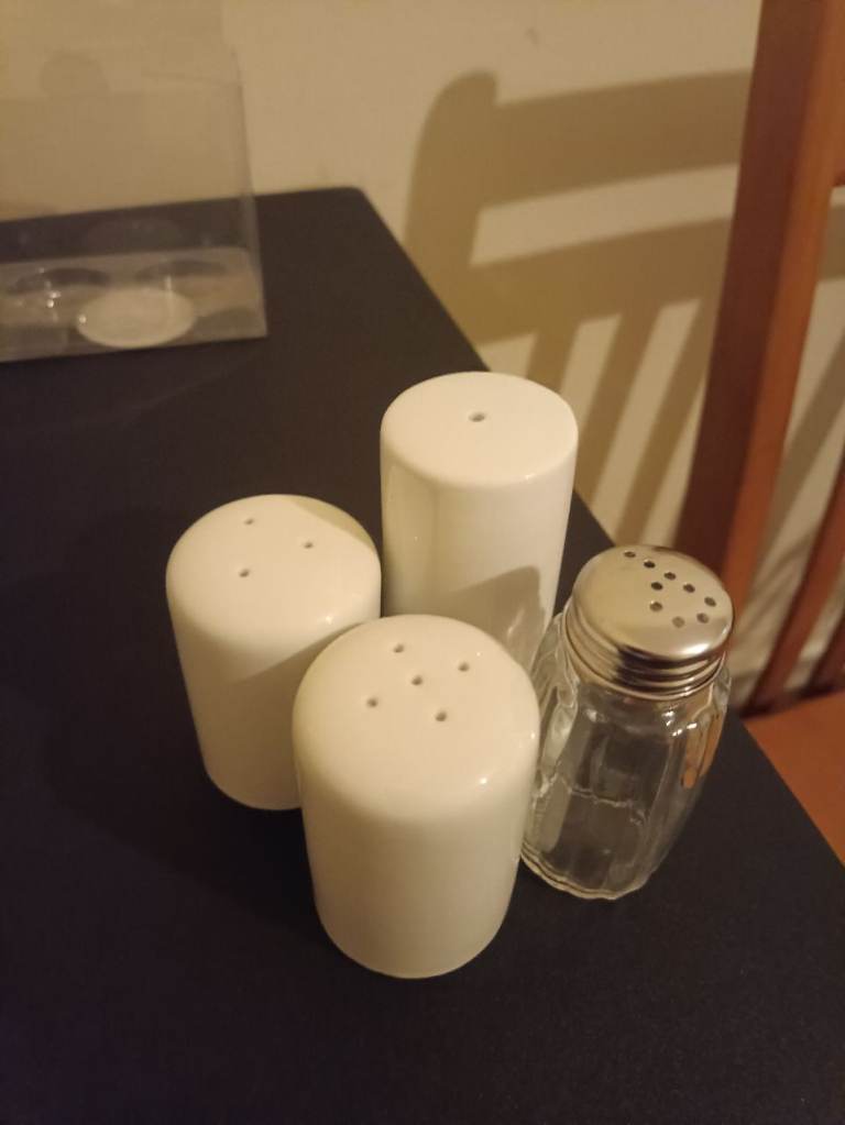 Salt and pepper shakers 