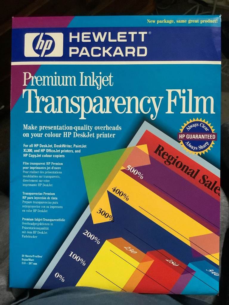HP Transparency Film