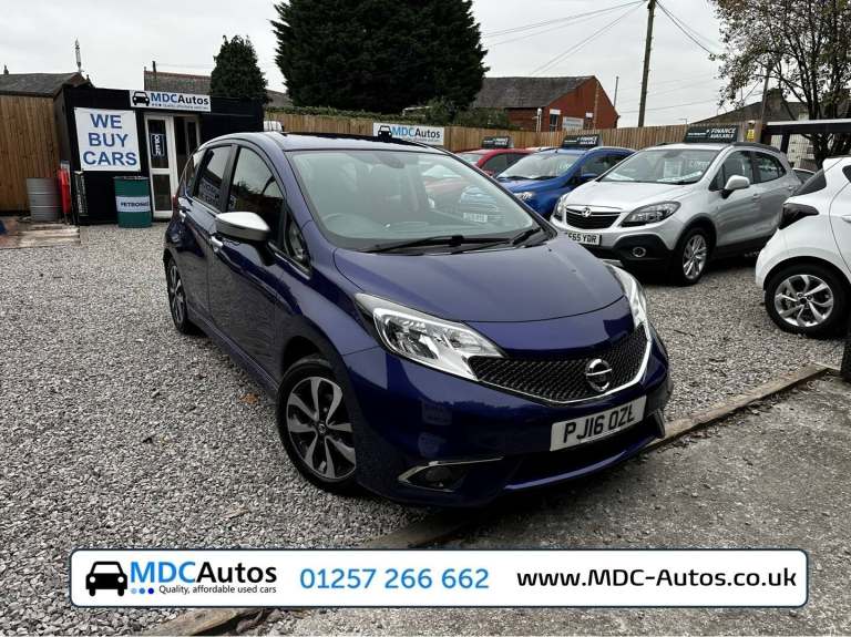2016 Nissan Note 1.2 N-Tec 5dr, 12 MONTH MOT, LOW MILEAGE, SAT NAV, REVERSE CAMERA, HPI CLEA MPV ...