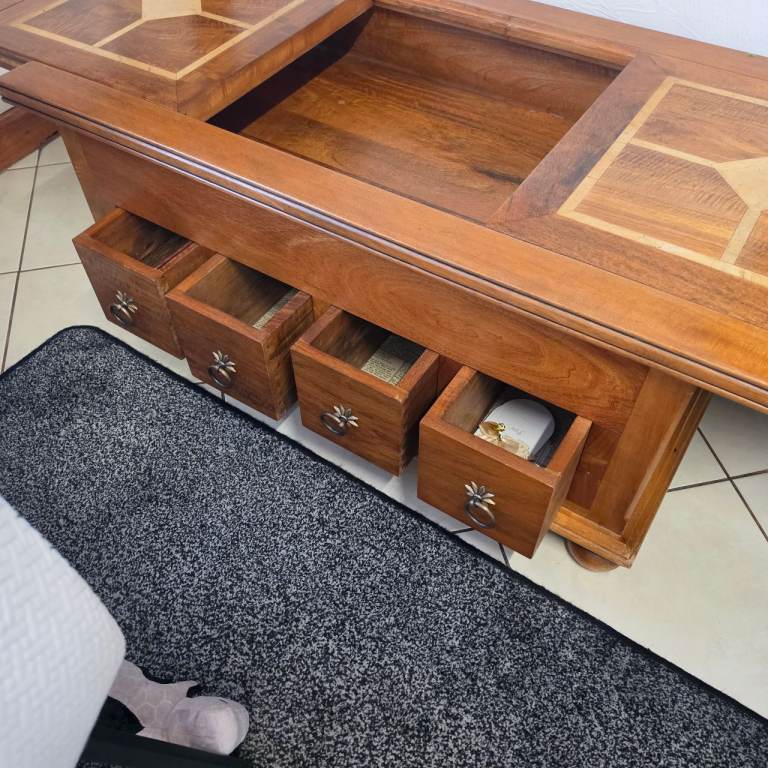 Solid wood coffee table, £60.00 for Sale in Shirebrook, Nottinghamshire ...