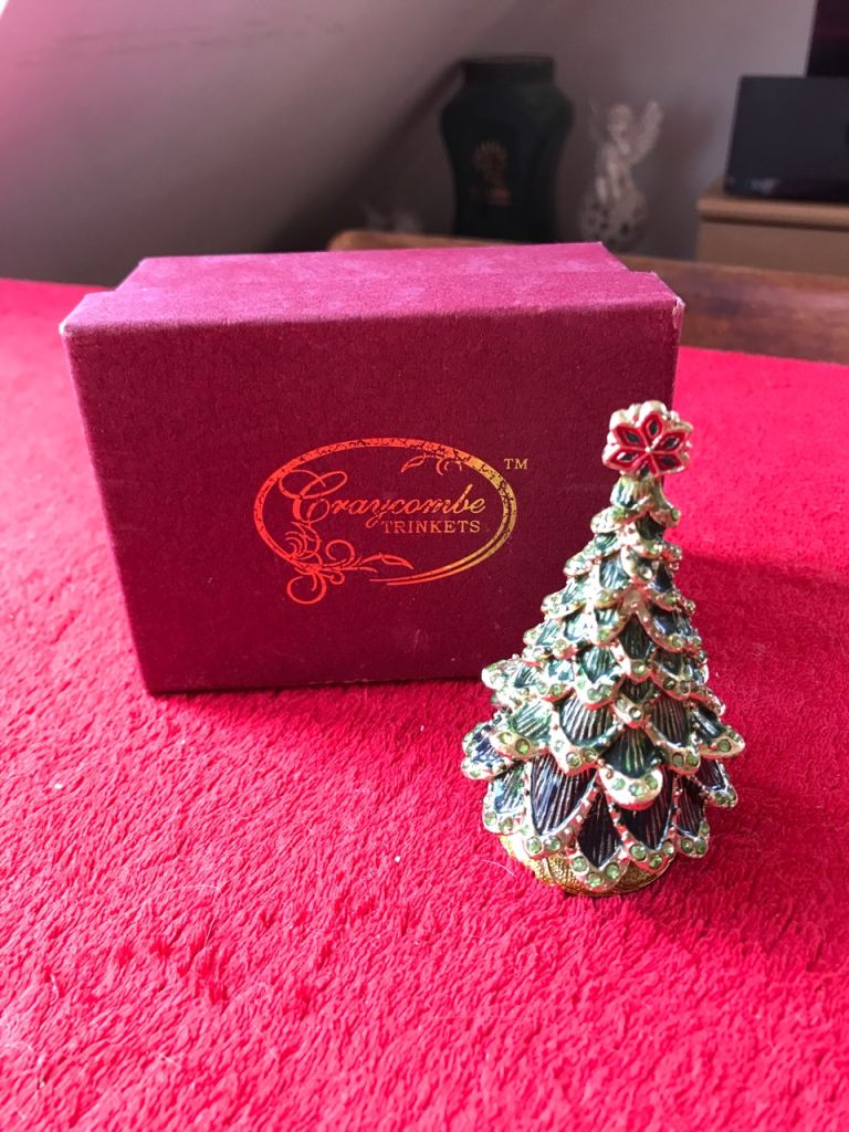 Crancombe Trinkets Christmas Tree Figurine with Box