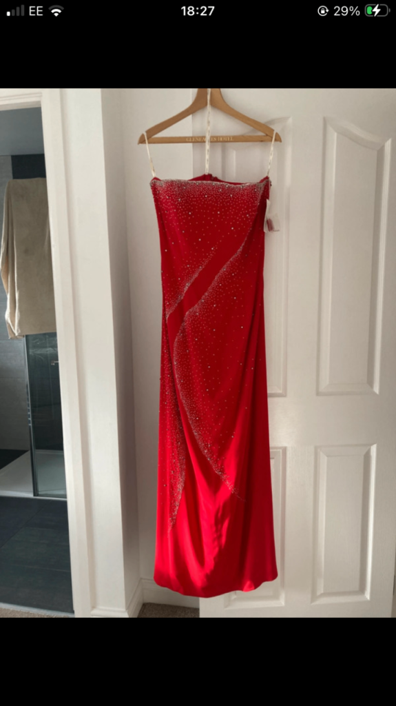 Red Avanti Evening Dress