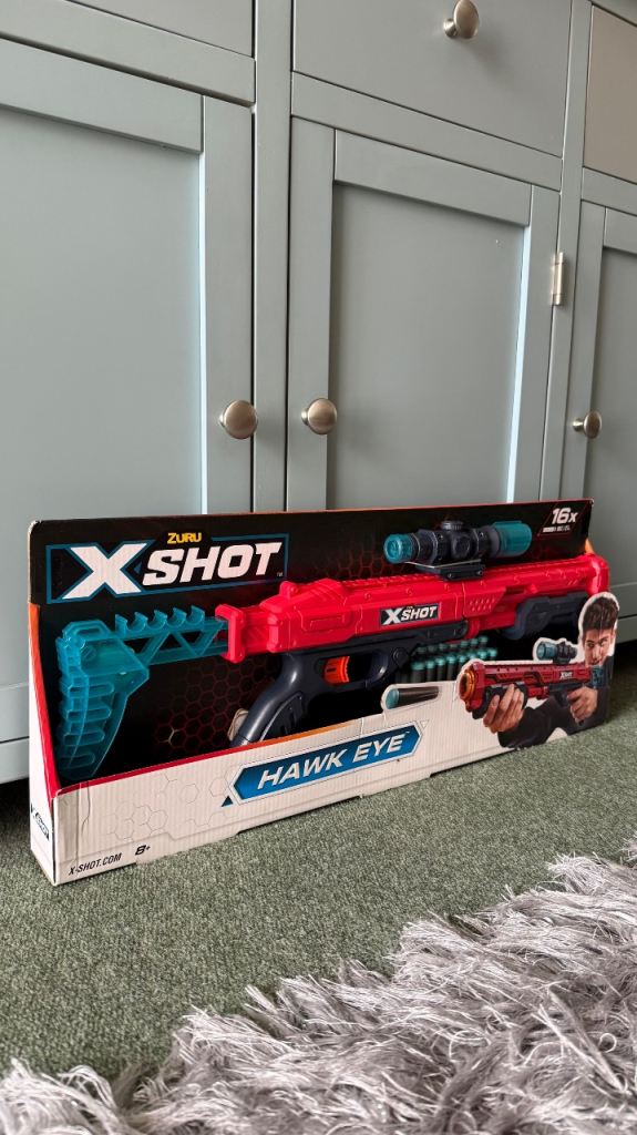 ZURU X-Shot Hawk Eye Toy Blaster - Brand New & Sealed Box