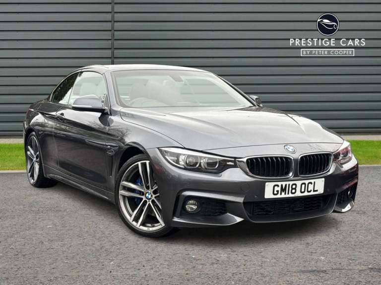 2018 BMW 4 Series 2.0 420d M Sport Auto Euro 6 (s/s) 2dr CONVERTIBLE Diesel Automatic