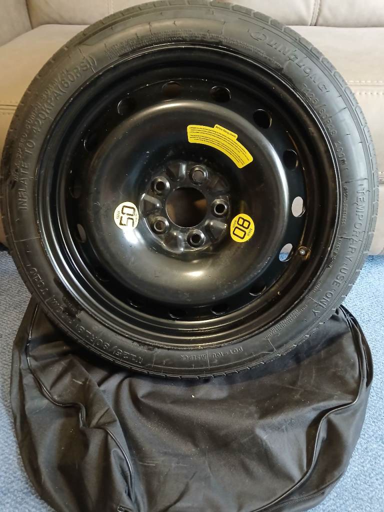 BMW 5 series F10, F11 18" Space Saver Spare Wheel and cover bag