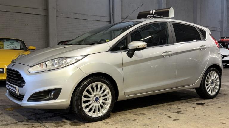 FORD FIESTA 1.0 T EcoBoost Titanium Silver 5dr LOWTAX+1 KEEPER+9 STAMPS 2015