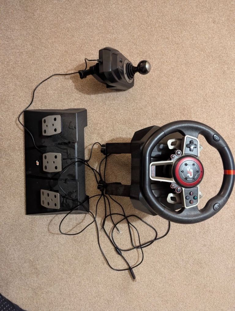 FR-TEC Suzuka Wheel Elite Gaming Steering Wheel with Pedals and Gearbox