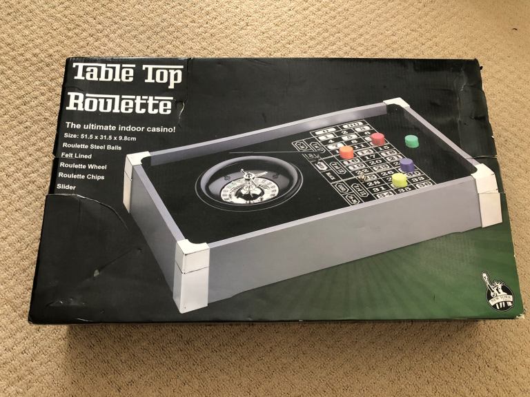 Table top roulette new and unused 