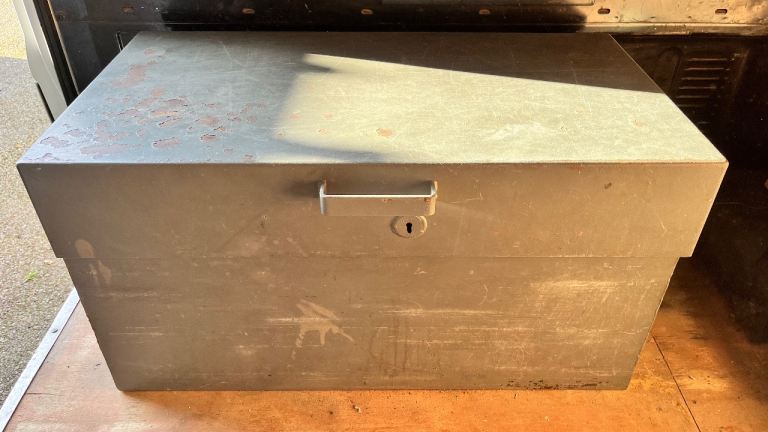 Large Heavy Duty Metal Tool Box Safe for Van or Workshop