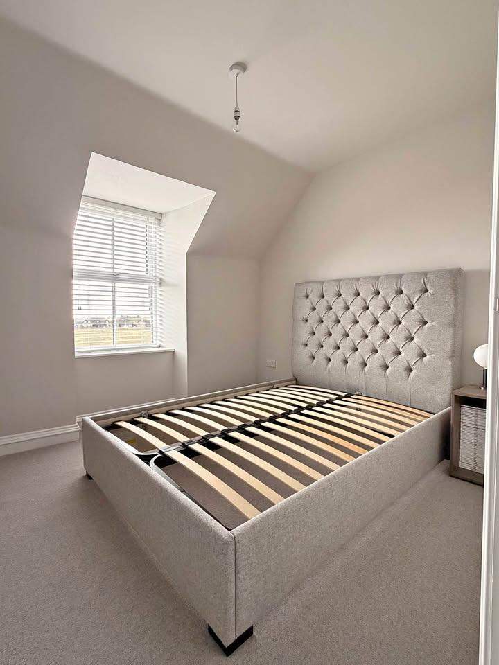 Double size bed frame Hilton design headboard