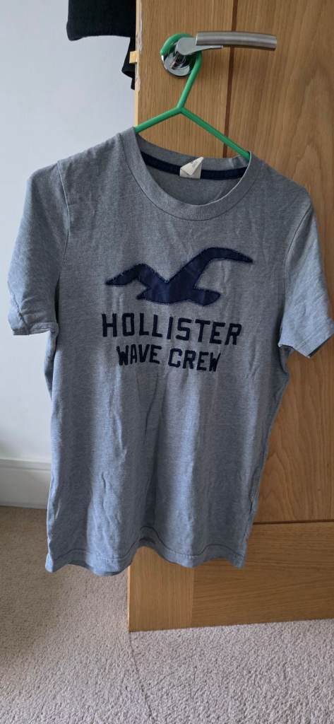 image for Men hollister t-shirt grey medium