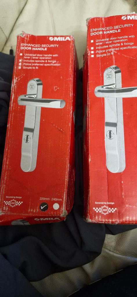 image for Mila enhanced security door handles 