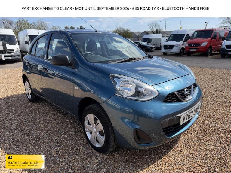 2013 Nissan Micra 1.2 Visia Hatchback 5dr Petrol Manual Euro 5 (80 ps) Hatchback Petrol Manual
