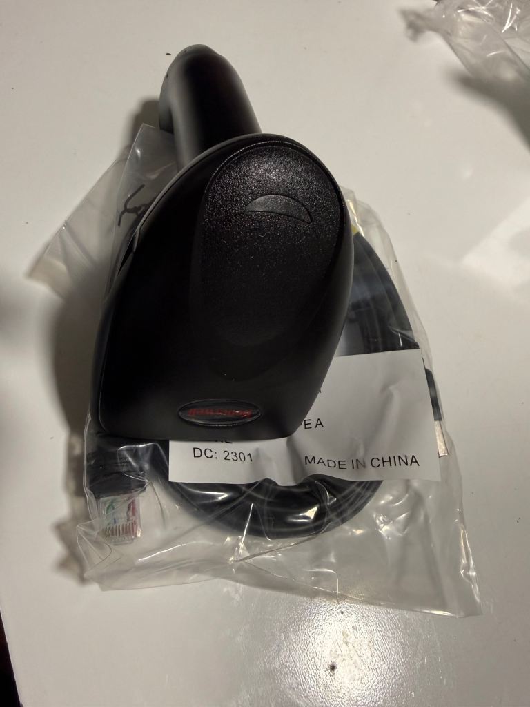 Honeywell Hyperion 1300G 1300G-2USB 1D Handheld Barcode Scanner Reader Black Kit