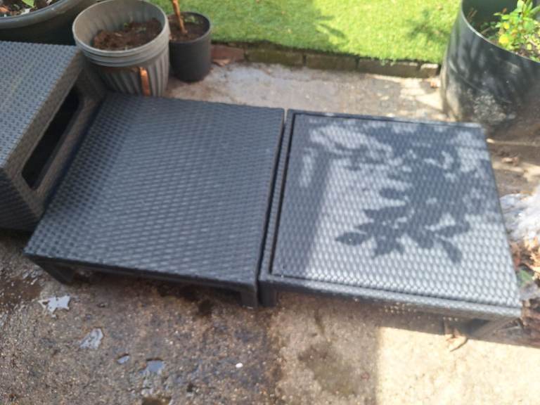 Garden furniture.