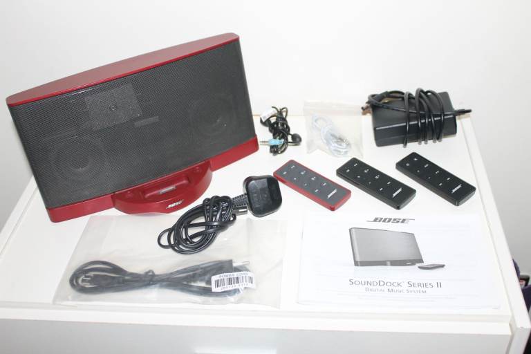 Bose SoundDock Series II Digital Music System Limited Edition (Red) Spare remotes