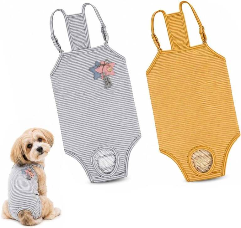  2 pairs dog nappies   with suspender  brand new 