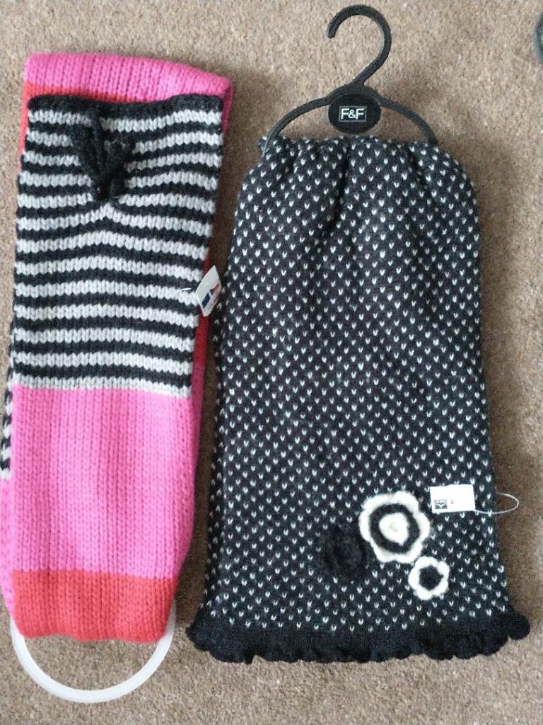 GIRLS SCARVES - age 6/8. New, still tagged on purchased hangers. Sold individually.