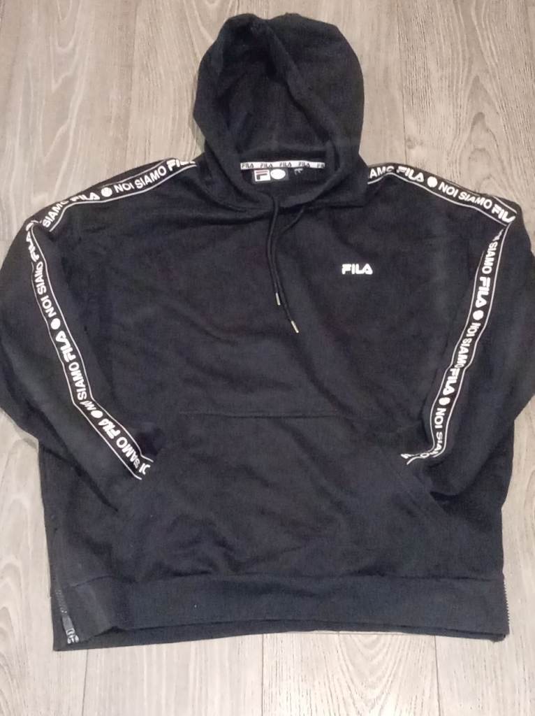 Fila Fusion Black Noi Siamo Stunning Size Large 