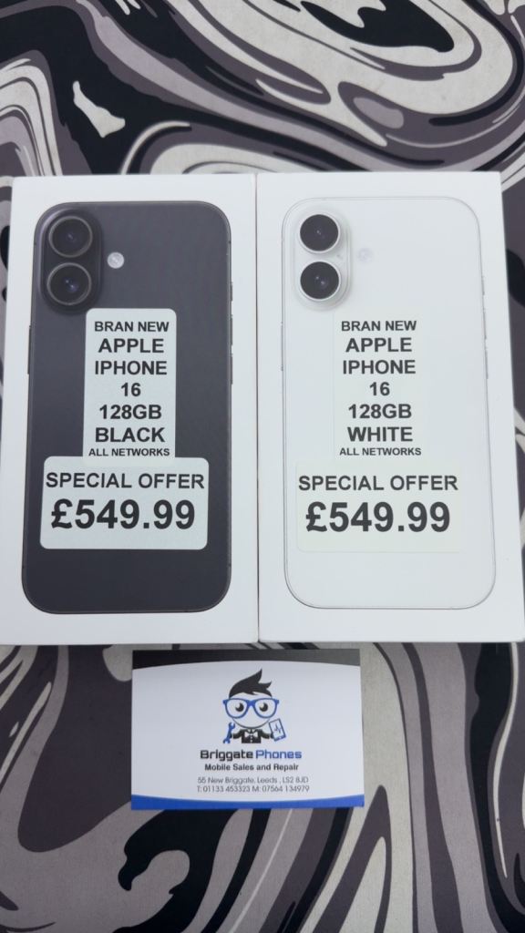 APPLE IPHONE 16 128GB NEW UNLOCKED ALL NETWORKS ONE YEAR WARRANTY 
