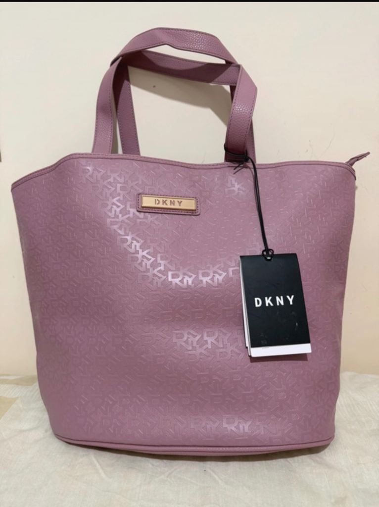 New DKNY Purple Tote Bag with Tags