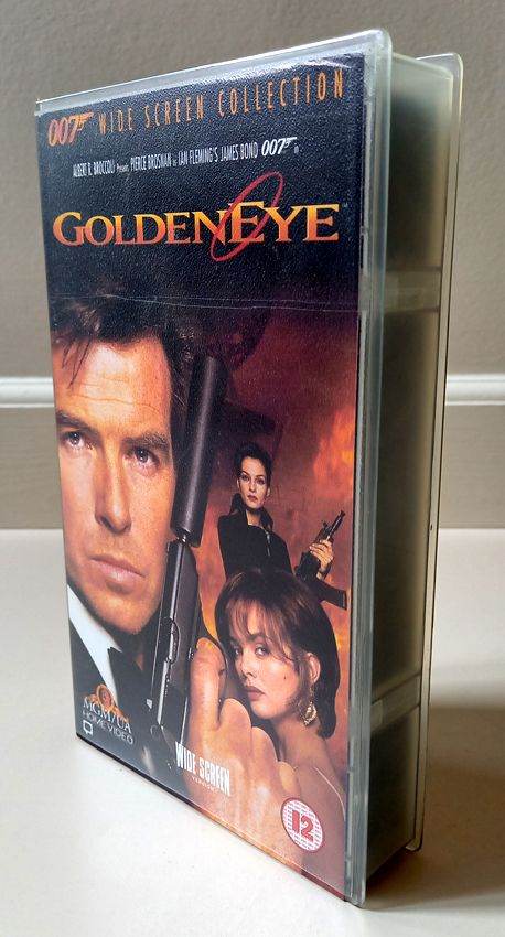 James Bond 007 - Goldeneye - Widescreen Retro VHS Cassette - AS NEW!
