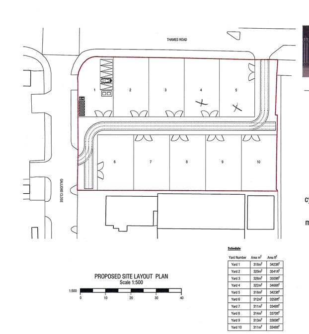 OPEN-AIR STORAGE YARDS TO LET IN BARKING, EASTLONDON