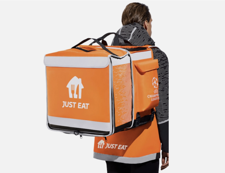 Official Just Eat Food Delivery Backpack Large Food Thermal bag New With Tags