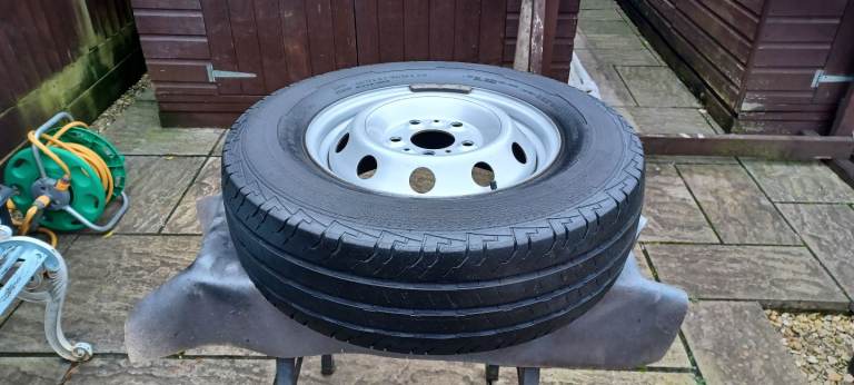 WHEEL WITH TYRE 215X75X16 130 PCD DUCATO BOXER RELAY MOTORHOME CAMPER VAN 