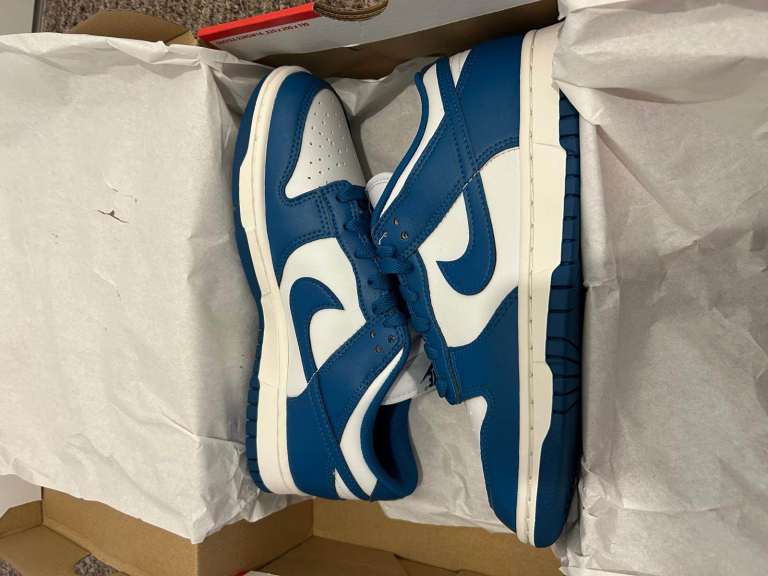 Nike Dunk- Blue and White, New in Box