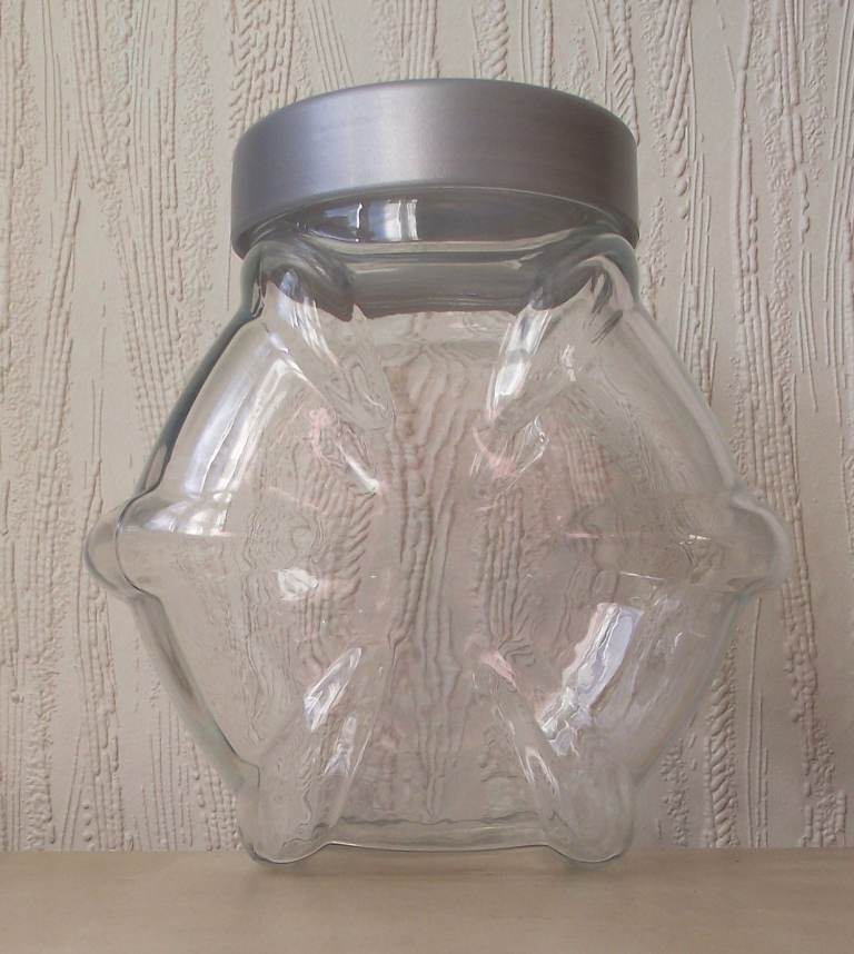 IKEA Glass ‘Cookie’ Jar – Also Suitable for Soap etc. Container/Canister with Lid.
