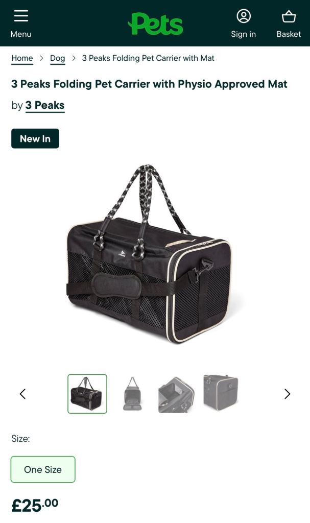 3 peaks per carrier, brand new 