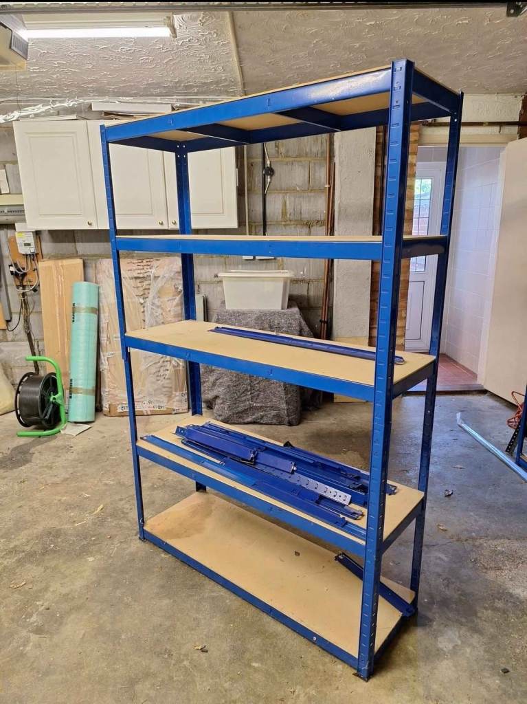 Heavy Duty Metal Shelving Unit - 5 Tier Garage & Warehouse Racking