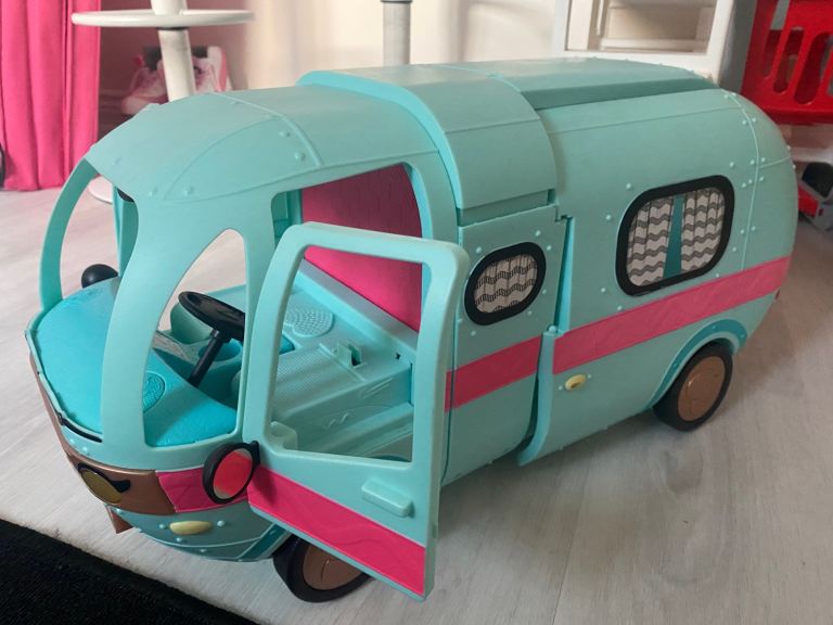 LOL dolls glampervan caravan mobile house home Girls boys toys