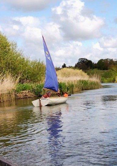 Peanut Sailing Dinghy. 10 ft X 4ft beam.