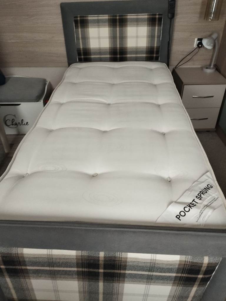 Adjustable Electric Single Bed With Remote Control.
