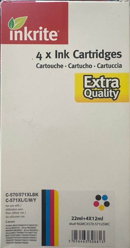 FREE Canon ink cartridges