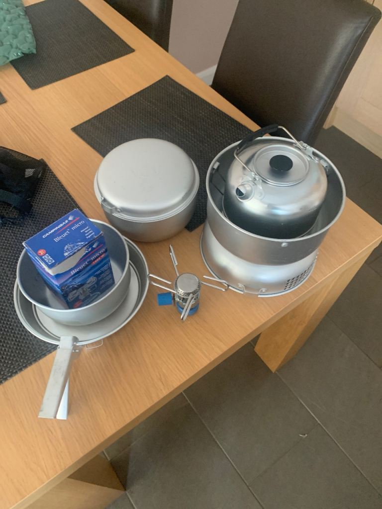 Campingaz Camp Cooking Set with Stove – Good Condition