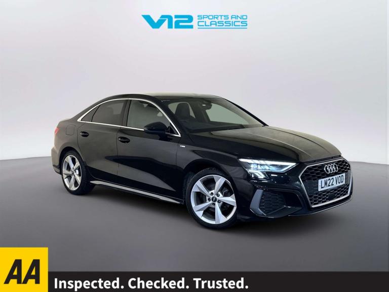 2022 Audi A3 30 TFSI S Line 4dr S Tronic SALOON PETROL Automatic