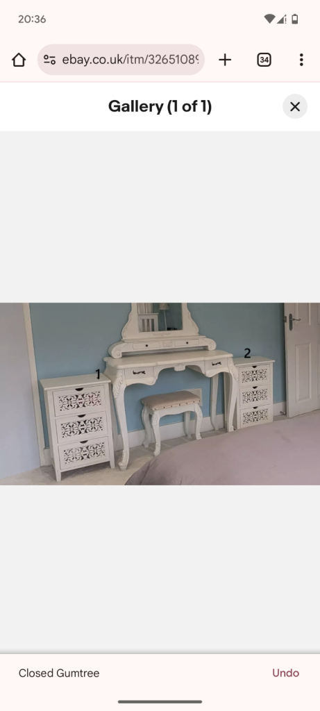 2x SHABBY CHIC WHITE CHEST OF 3 DRAWERS ORNATE FRETWORK CARVED BEDSIDE TABLE