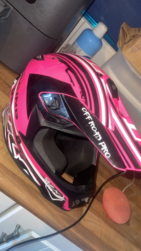 Girls wolf helmet
