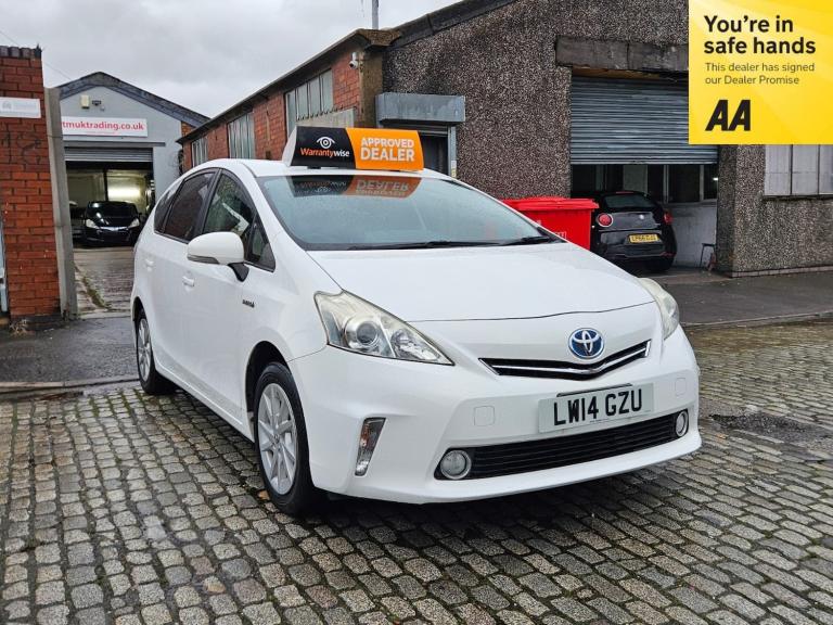2014 Toyota Prius+ 1.8 Hybrid Automatic 5dr 7 Seats MPV Petrol/Electric Hybrid Automatic