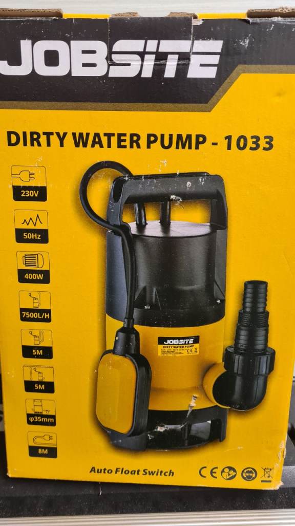 Jobsite Dirty Water Pump