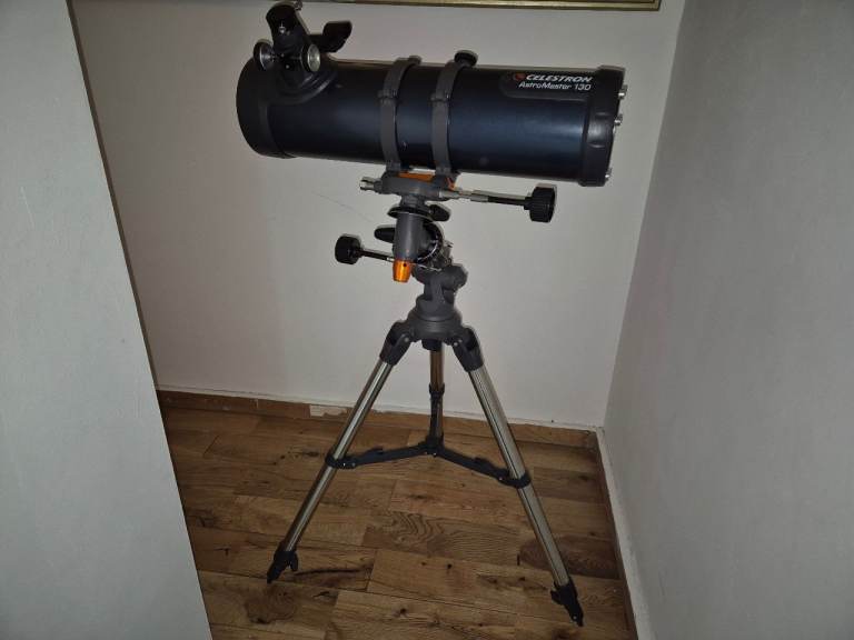 Celestron AstroMaster 130 Telescope with Tripod – Good Condition