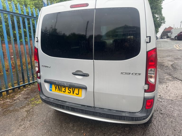 Mercedes citan silver glass right rear door breaking whole van