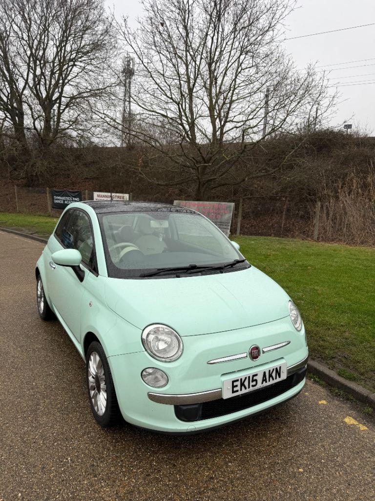Green Fiat 500 for sale 