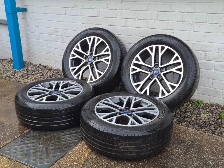 🌟Genuine Ford 18 inch alloy wheels 5x108 with MATCHING TYRES 6M++ Kuga Puma 
