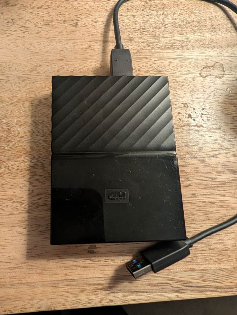 2TB Western Digital WD Passport External Harddrive.