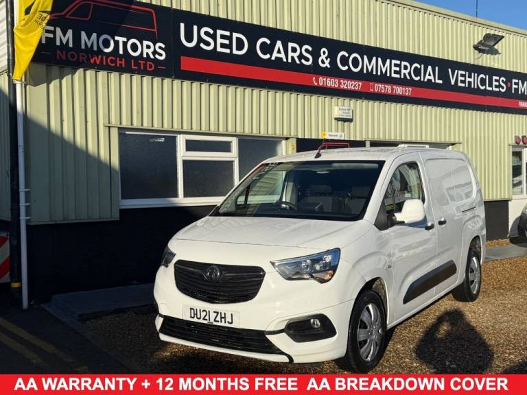 2021 21 VAUXHALL COMBO 1.5 TURBO D 2300 SPORTIVE PANEL VAN 4DR DIESEL MANUAL L2 