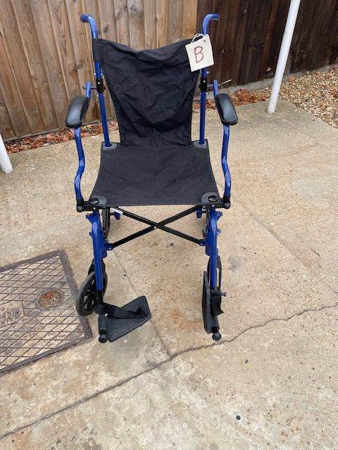 (B) Ultra Lightweight wheelchair travel transit compact ECTR05